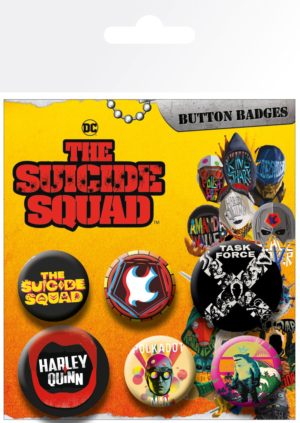 Suicide Squad Mix Badge 6 Pack
