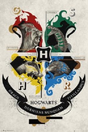Harry Potter Animal Crests Poster