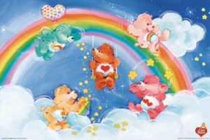 Care Bears Rainbow Poster