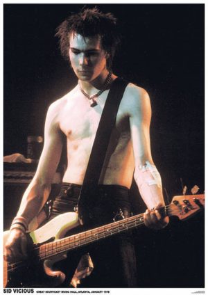 Sex Pistols Poster Sid Vicious Atlanta 1978 A1 Poster