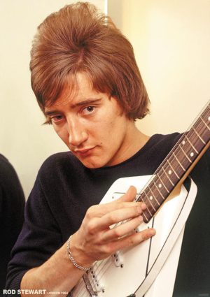 Rod Stewart Ready, Steady, Go! Studios London November 1964 A1 Poster