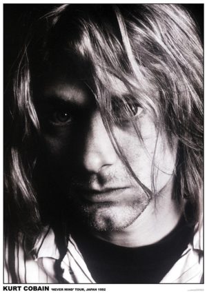 Nirvana Kurt Cobain Japan 1992 A1 Poster