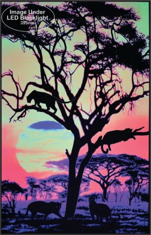 Panther Pride Non-Flocked Blacklight Poster - Image 2