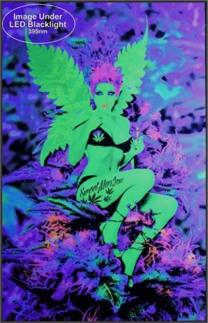 Weed Fairy Sweet Mary Jane Non-Flocked Blacklight Poster - Image 2