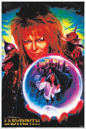 Labyrinth Non-Flocked Blacklight Poster