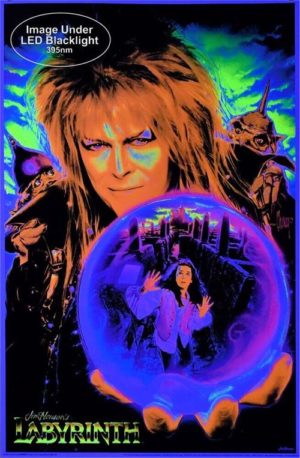Labyrinth Non-Flocked Blacklight Poster - Image 2