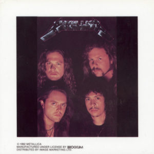 Metallica Four Faces Vintage Static Sticker 1992