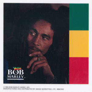 Bob Marley Legend Vintage Static Sticker Circa Early 1990s