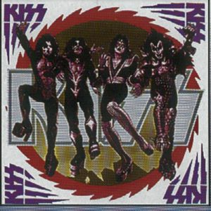 Kiss Group Vintage Static Sticker Circa Early 1990s