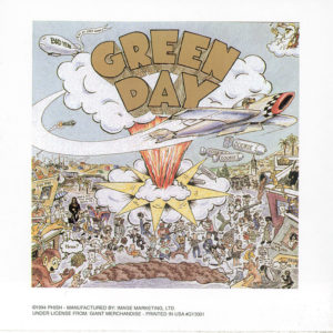 Green Day Dookie Peel and Stick Vintage Sticker 1994