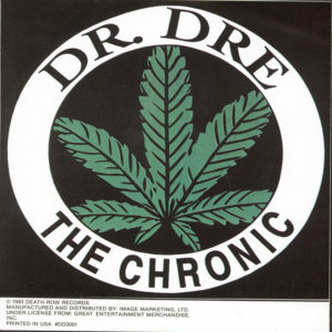 Dr. Dre The Chronic Peel and Stick Vintage Sticker 1993