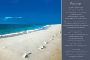 Footprints Poem Horizontal