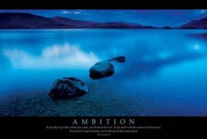Ambition Stones Poster