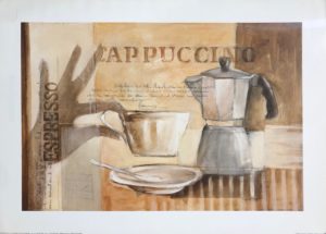 Moreno - Cappuccino Art Print