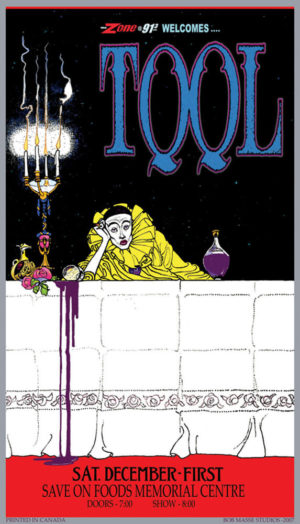 Bob Masse - Tool Clown Victoria BC Canada Tour Poster Art Print