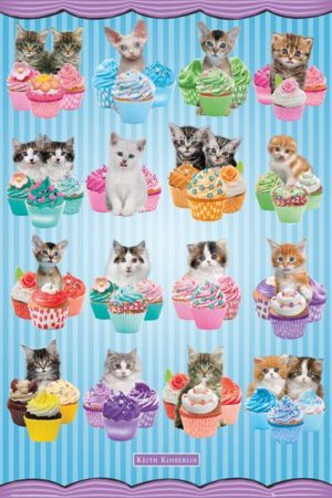 Keith Kimberlin - Kittens Cupcakes Poster