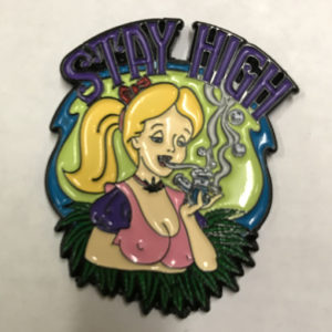 Stay High Modern Alice Hat Pin