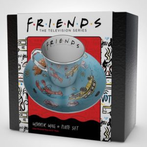 Friends Pattern Mirror Mug Set