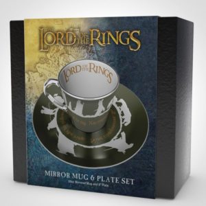 Lord of the Rings Fellowship Mirror Mug Set