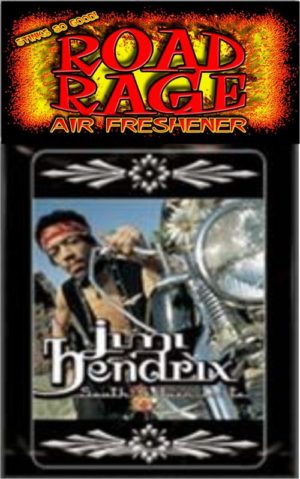 Jimi Hendrix Delta Air Freshener