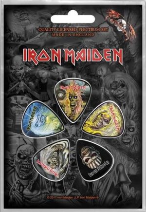 Iron Maiden Faces of Eddie Guitar Picks Plectrums (set of 5)