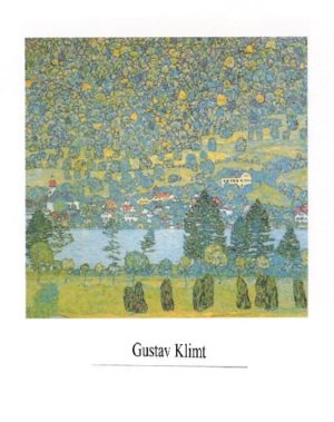 Gustav Klimt - Mountain Slope At Unterach Art Print
