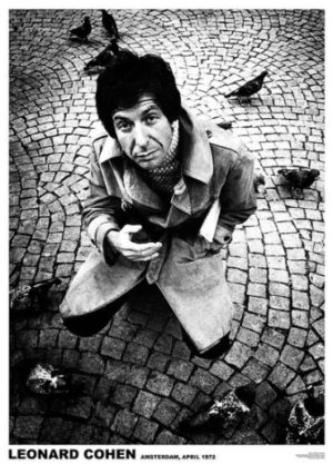 Leonard Cohen Amsterdam 1972 A1 Poster