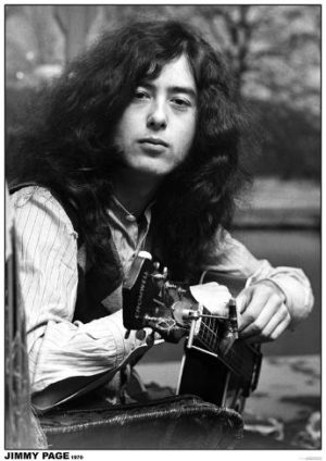 Led Zeppelin Jimmy Page 1970 A1 Poster