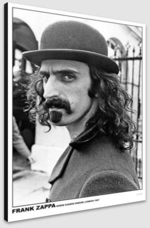 Frank Zappa Horse Guards Parade London 1967 A1 Poster - Poster 59.5x84cm Blockmounted