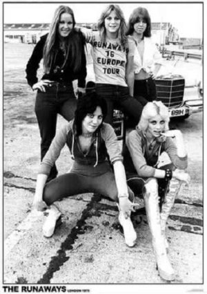Joan Jett and The Runaways London 1976 A1 Poster