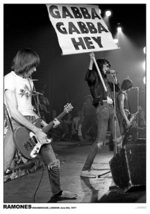 Ramones Roundhouse London 1977 A1 Poster