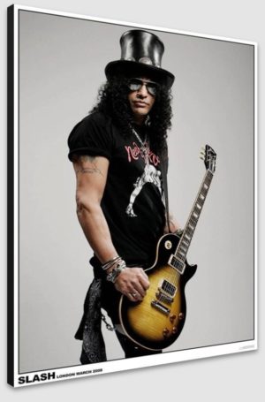Guns n Roses Slash London 2008 Velvet Revolver A1 Poster - Poster 59.5x84cm Blockmounted