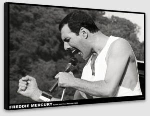 Queen Freddie Mercury Slane Castle Ireland 1996 A1 Poster - Poster 59.5x84cm Blockmounted