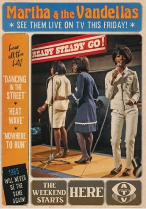 Martha and the Vandellas Ready Steady Go! 1965 A1 Poster