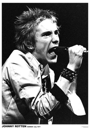 Sex Pistols Poster Johnny Rotten Norway 1977 A1 Poster