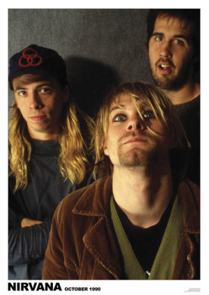 Nirvana October 1990 Colour A1 Poster