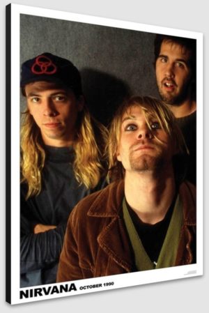 Nirvana October 1990 Colour A1 Poster - Poster 59.5x84cm Blockmounted