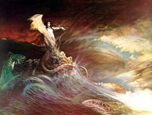 Frank Frazetta - Sea Witch Canvas Print