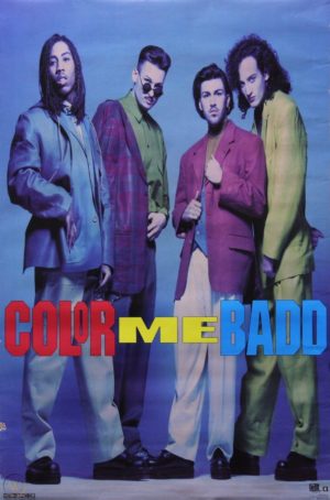 Color Me Badd Band Poster (Published 1991, some wear)