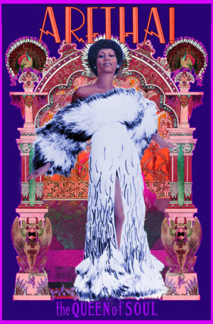 Bob Masse - Aretha Franklin Tour Poster Art Print
