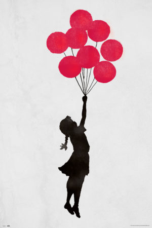 Brandalised - Girl Floating Poster
