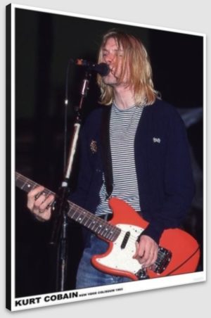 Nirvana Kurt Cobain New York Coliseum 1993 A1 Poster - Poster 59.5x84cm Blockmounted