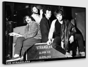 The Stranglers London 1977 A1 Poster - Poster 59.5x84cm Blockmounted