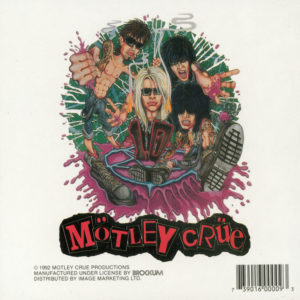Motley Crue Vintage Window Sticker 1992