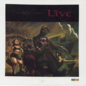 Live Throwing Copper Vintage Static Sticker Circa 1994