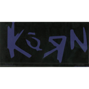 Korn Peel and Stick Vintage Sticker Circa 1994