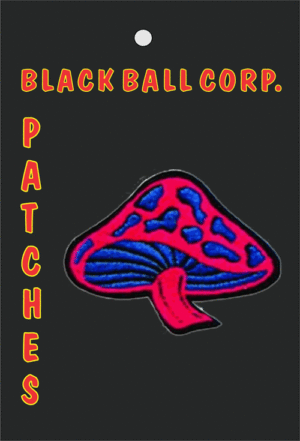 Mushroom Embroidered Sew On Patch - Image 2
