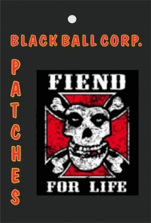 Misfits Fiend For Life 7.5x6cm Embroidered Sew On Patch - Image 2
