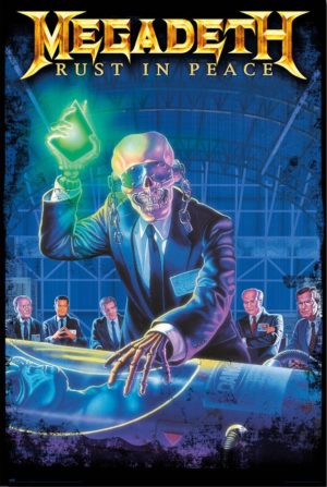 Megadeth Rust In Peace Album Cover Poster