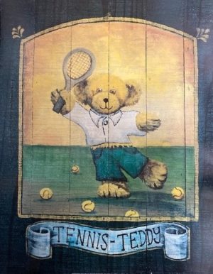 Teddies - Tennis Teddy Mini Poster